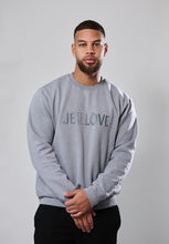 Load image into Gallery viewer, Chandail unisexe JETELOVE brodé JETELOVE unisex embroidered crewneck